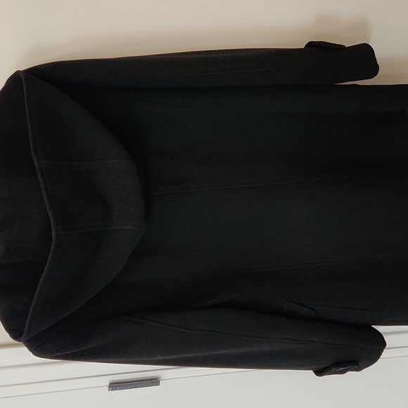Jones New York, size Large, Black wool hooded coat - Picture 3 of 10
